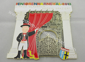 Foto Ets, Injectie, de Matrijs Gegoten Medaille van Senioren Karneval Carnaval voor Toekenningsgift