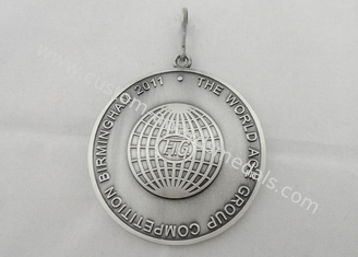 Van de Concurrentiebirmingham van de wereldLeeftijdsgroep de Gegoten Medailles Matrijs met Antiek Geplateerd Zilver, 3D