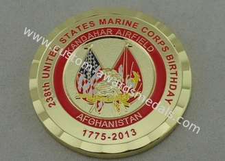 het 238ste Muntstuk van de de Marineverjaardag van Verenigde Staten, Koper Gestempeld Gouden Plateren 1 3/4 Duim