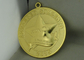 3D van het de Medailleszink van het Matrijzenafgietsel de Legeringsmateriaal met Gouden Plateren 50 mm