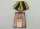 3D medaille van Arthur Arntzen, de Medailles van de Douanesport met Speciaal Lint, het Bosseleren met Antiek Verkoperen