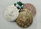 Medaille van de zilveren en Gouden Plateren kent 3D Sport met Lang Lint voor Sportvergadering, Vakantie, toe