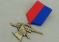 Het antieke Goud kent Medailles, van het de Matrijzenafgietsel van de Zinklegering Militaire 3D de Toekenningsmedaille toe