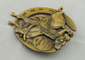 4.0mm Haut-reliëf 3D Matrijs Gegoten Medailles door Antiek Gouden Plateren voor Gift
