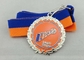 De Zegel van de de Medaillesmatrijs van het ijzerlint, Nikkelplateren met Blauw en Oranje Lint