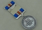 De matrijs Geslagen Antieke Medailles van de Koperpolitie, de Lopende Medailles van de Wetshandhaving 10K