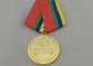 De gouden Douane kent Medailles/Beloningsmedaille met 3D Ontwerp van de Zinklegering en Aangepast Lint toe