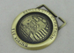 Marathonmatrijs Gegoten Medailles door Zinklegering, Antiek Gouden 3D Plateren