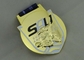 Het Afgietsel van de de Medaillesmatrijs van het marathonlint met Zacht Email, 3D Gouden Plateren