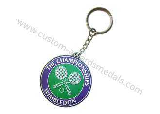 Het Kampioenschapspvc Keychain, Promotieembleem Zeer belangrijke Kettingen van Wimbledon van de herinneringsgift