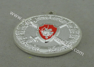 Van de het Legerviering van Rusland Gegoten de Medailles Klantgerichte Medailles Matrijs met Zilveren Plateren