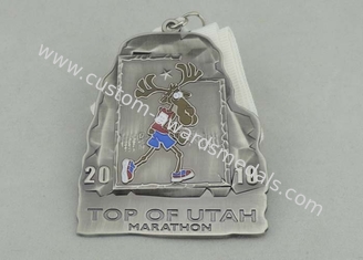 De Medailles van het het Triatlonlint van het Arcadameer, Halve Marathonmedaille met Kort Lint