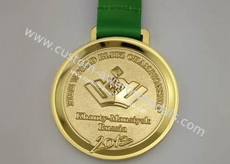 Ronde 5k-Rasmedailles, het Zinklegering van het Ijzervolleyball 3D het Worstelen Medailles