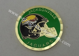 De diamant sneed Randjacksonville jaguars personaliseerde Muntstukken door Geslagen Matrijs en Gouden Plateren