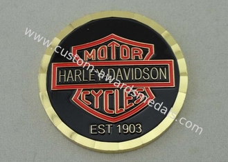 De Gepersonaliseerde Muntstukken Silkscreen van messingsdiamont Besnoeiing/compensatiedruk voor Harley-Davidson