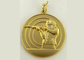 De antieke de Legerings 3D Medaille van het Gouden Platerenzink, Matrijs goot Medailles voor Sportvergadering, Leger, Toekenning
