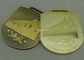De antieke Gouden Matrijs Gegoten Toekenning van de Medaillesherinnering, Carnaval-de Medailles van het Lintemail