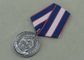 De antieke Zilveren Medailles van het Overheids Korte Lint, Toekenningsmedaillons met Messingsmateriaal