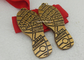 Medailles van de de Triatlonstoekenning van het matrijzenafgietsel de Antieke, de Antieke 5K Medailles van de Zinklegering
