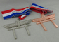 Het Kampioenschapsmatrijs Gegoten Medailles van de vechtsportenstaat met Zinklegering en 3D Ontwerp
