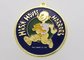 Medaille van het het Messingsemail van nationale de Dienstkinderen de Gouden, de Medailles van de Douanedans