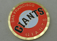 Matrijs Geslagen San Francisco Giants Gepersonaliseerde Muntstukken 2.0 Duim en Gouden Plateren