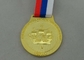 3D Gegoten de Medailles Gouden Plateren van Rusland van de Zinklegering Materieel Matrijs 45 mm