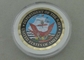 Het Ministerie van de V.S. van de Marine Gepersonaliseerde Muntstukken, de Matrijs van het 2.0 Duimkoper die met de Rand van de Diamantbesnoeiing wordt gestempeld