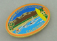 Oranje Het Provinciebestuur Naar maat gemaakte Gespen van Californië met Gouden Plateren en Zacht Email