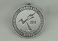 Antieke Zilveren het Platerenmatrijs Gegoten Medailles van de zinklegering voor SMU-MIJLlooppas