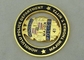 Het zachte Email personaliseerde de Politieafdeling van Muntstukkenhonolulu, de Legeringsmuntstuk van het Gouden Plateren 3D Zink 2.5 Duim